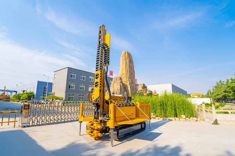 Jet Jetting Drilling Rig Application with Hengwang Group's HWXP-150C for Ground Reinforcement via Anc